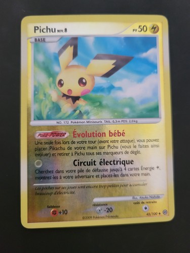 Carte pokémon pichu 100 - pokémon,