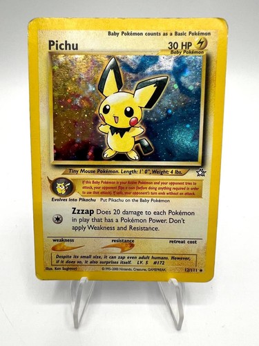 Carte pokemon pichu 111 neo - pokemon,