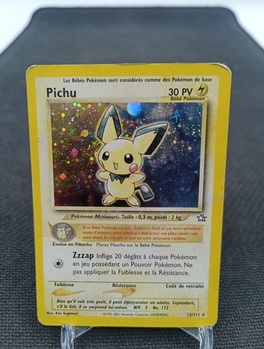 Pichu 111 neo genesis carte - pichu,