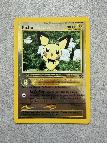 Carte pokémon pichu wizards - carte,