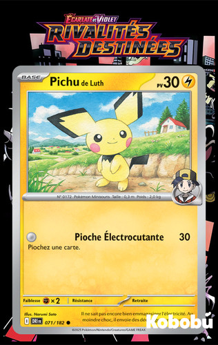 Carte pokémon pichu - pichu, 071/182