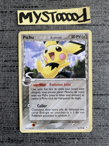 Carte pokemon pichu - pichu, 76/110