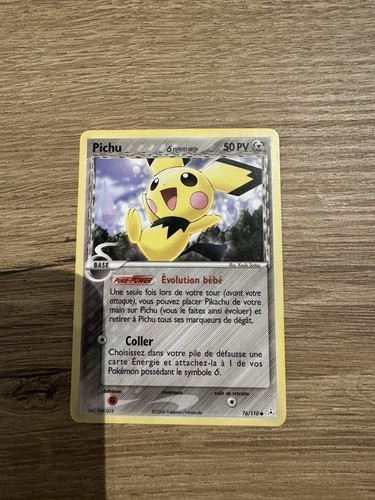 Carte pokemon pichu 110 - carte, 76/110