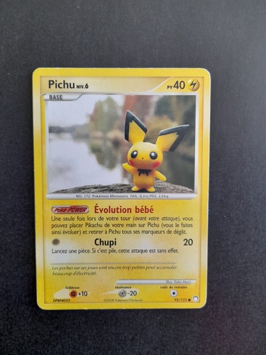 Carte pokémon pichu - carte,