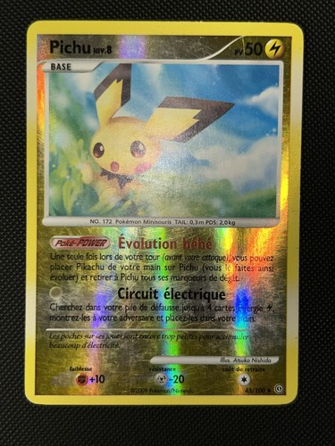 Carte pokémon pichu 100 - pokémon, 45/100