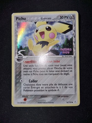 Carte pokémon pichu delta - carte, δ