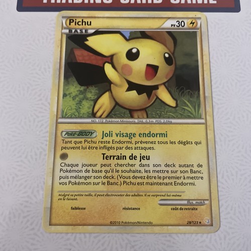 Carte pokémon pichu 123 - pokémon,