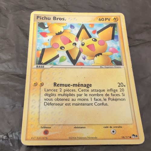 Carte pokemon pichu bros - pokemon,