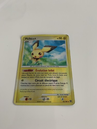 Carte pokémon pichu - pokémon,