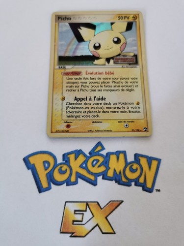 Carte pokémon pichu - carte, 21/108