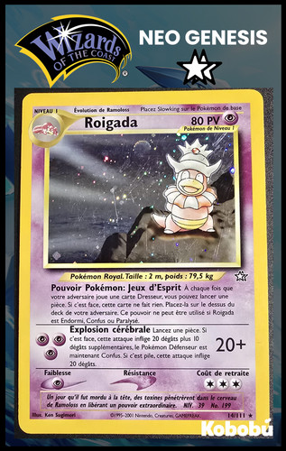 Carte pokémon roigada 111 - roigada, 14/111