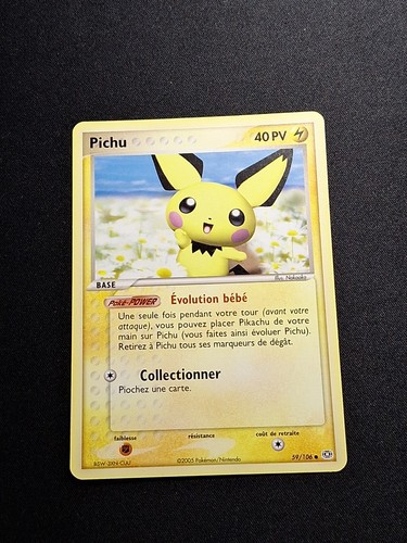 Pichu 106 emeraude - emeraude, carte